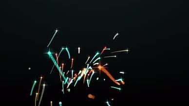 粒子光线背景视频视频的预览图